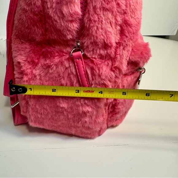 NWT. Disney’s Fluffy mini Backpack. Toy Story Lotso pink furry backpack - Picture 14 of 15